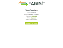 Tablet Screenshot of fabest-fournitures.com